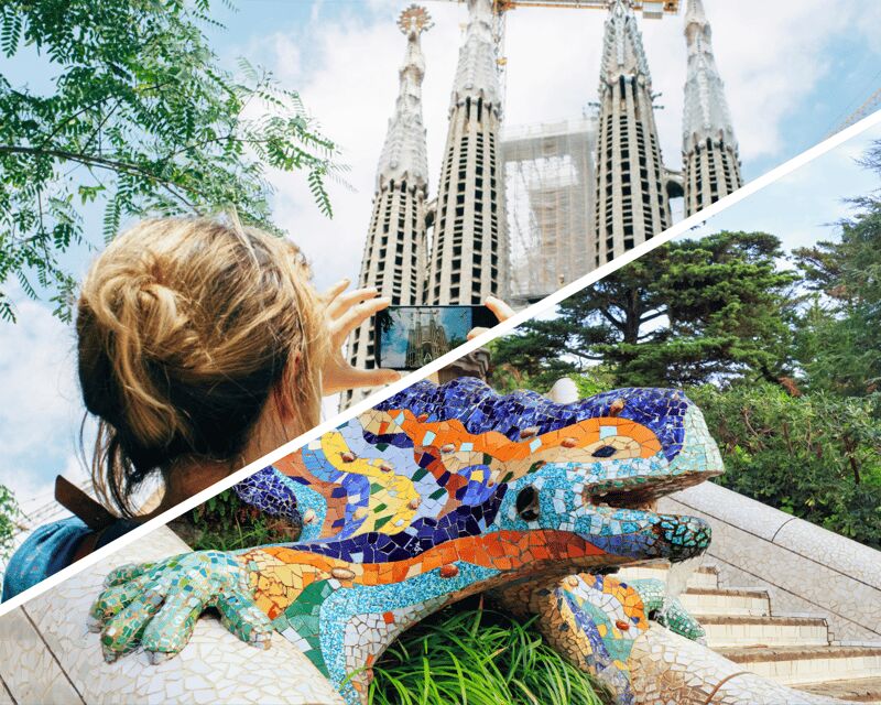 Barcelona: Sagrada Familia and Park Güell Tour - Parc Güell: UNESCO views and the logic behind Trencadís