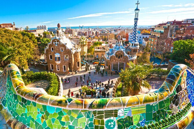 Park Guell Guided Group Tour with Optional Sagrada Familia - Park Güell highlights: viaducts, Dragon Stairway, and the views with purpose